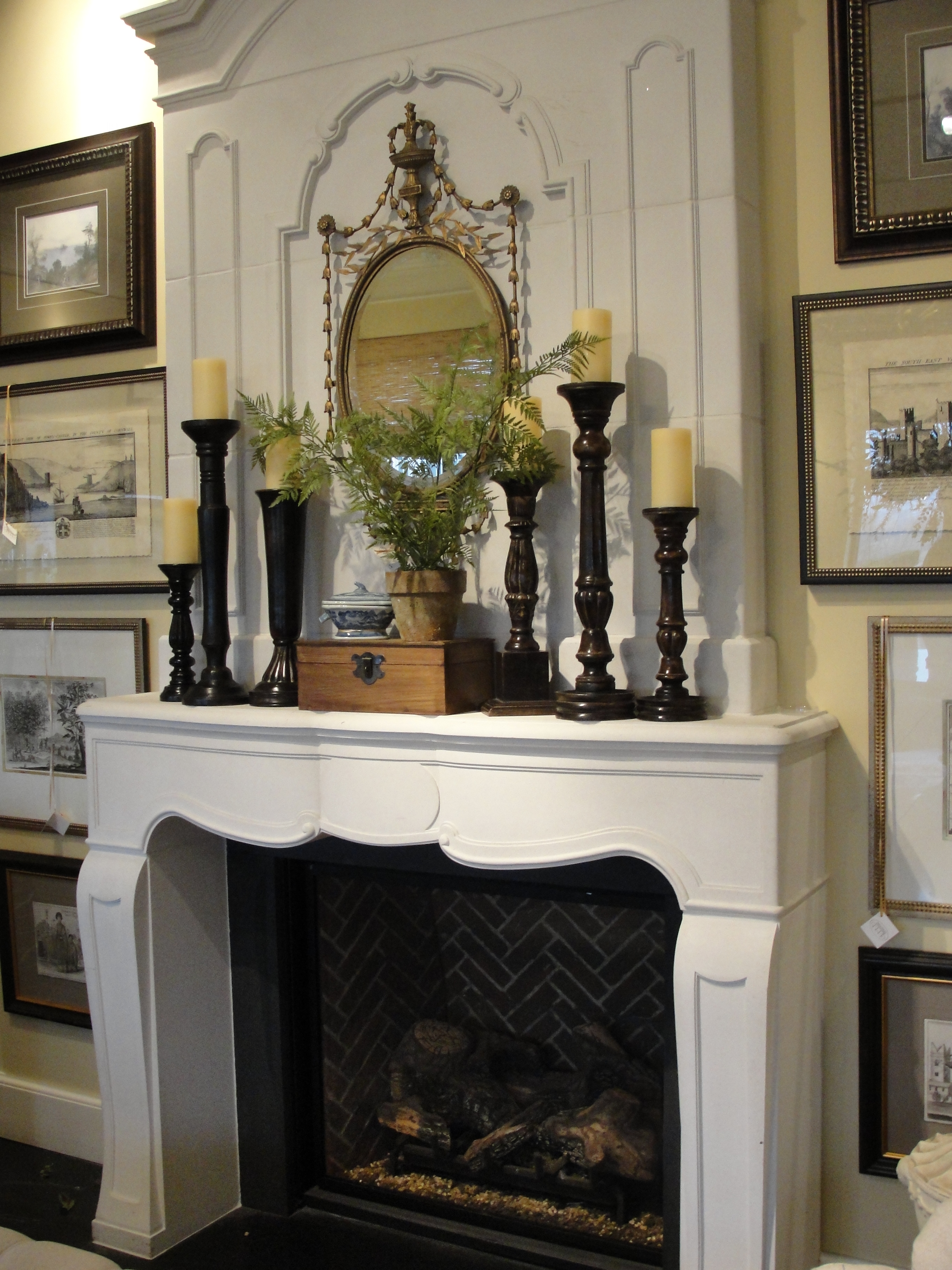 Traditional Mantel Candlesticks Of Various Sizes NY New Design